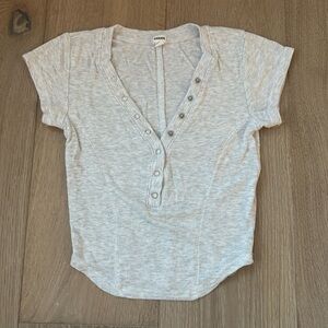 garage grey taylor henley tee